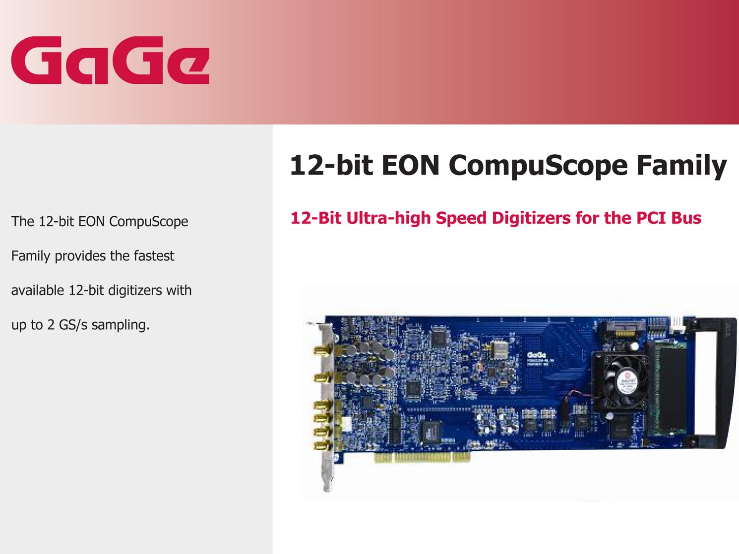 GaGe CompuScope